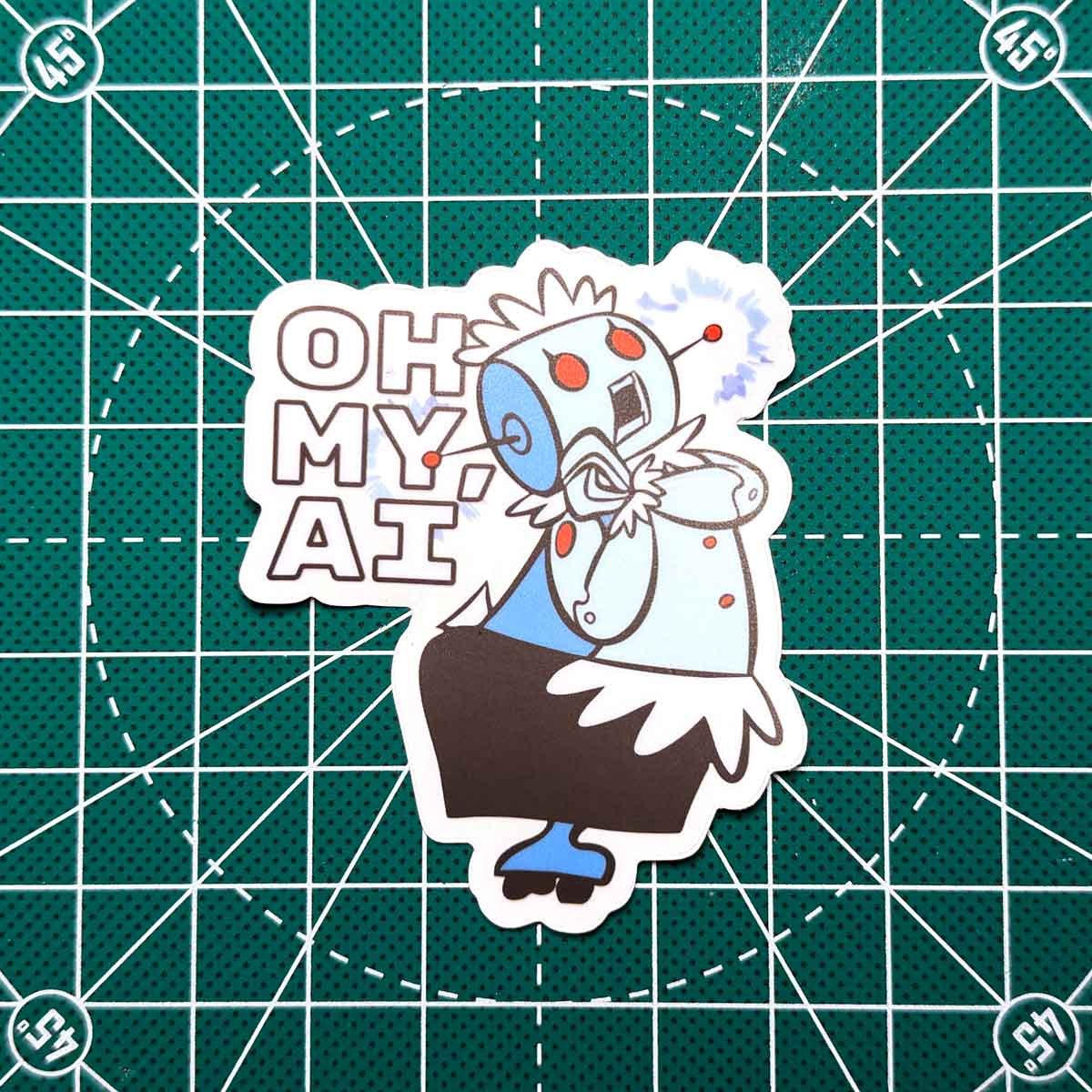 Oh My AI! - Die-Cut Sticker