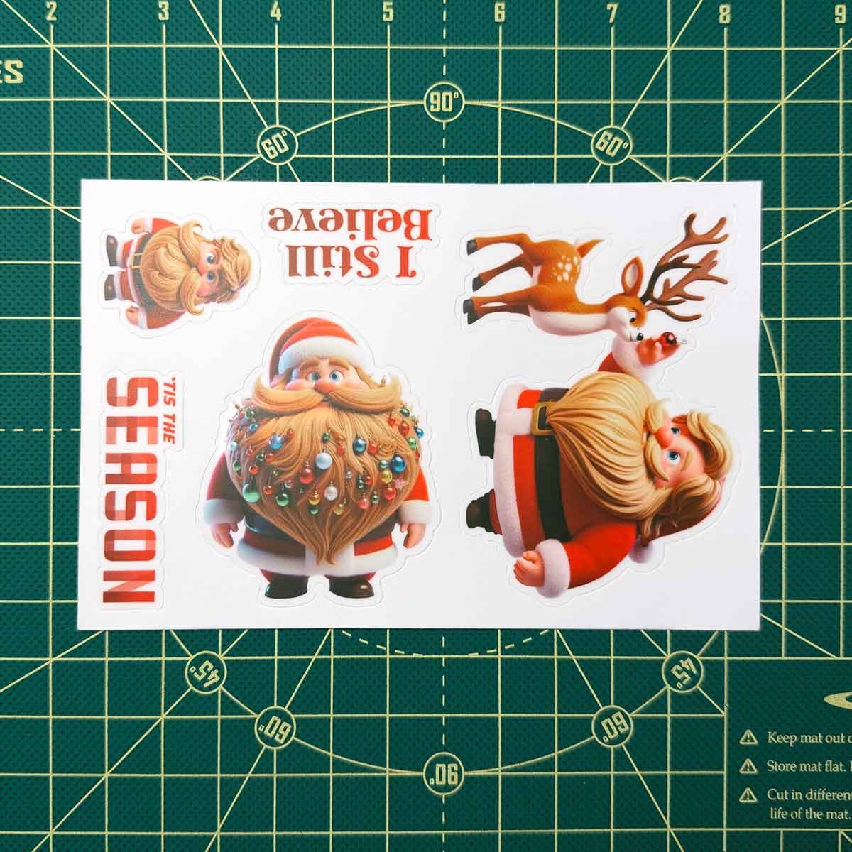 Santa Kobs Holiday - Kiss-Cut Sticker Sheet